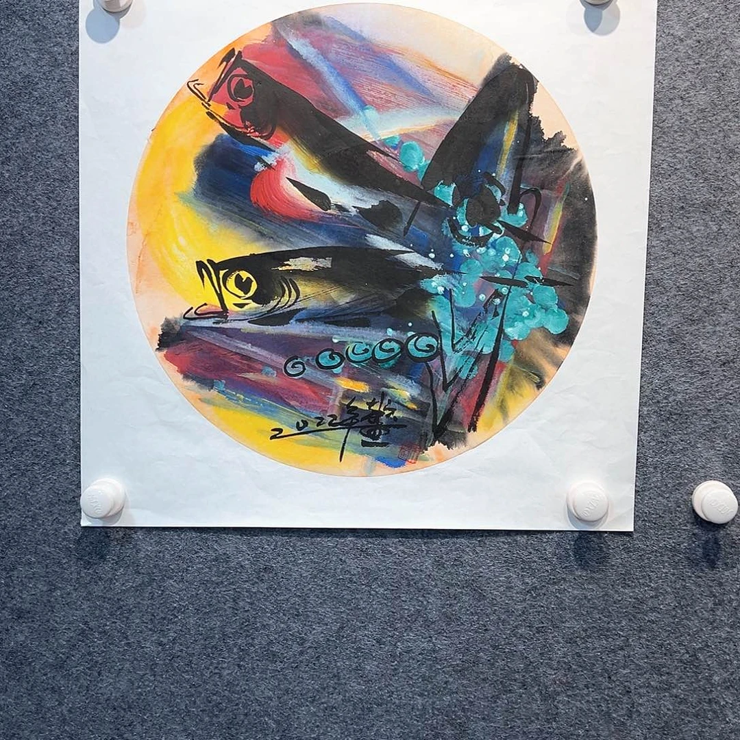 国画纯手绘系列画心