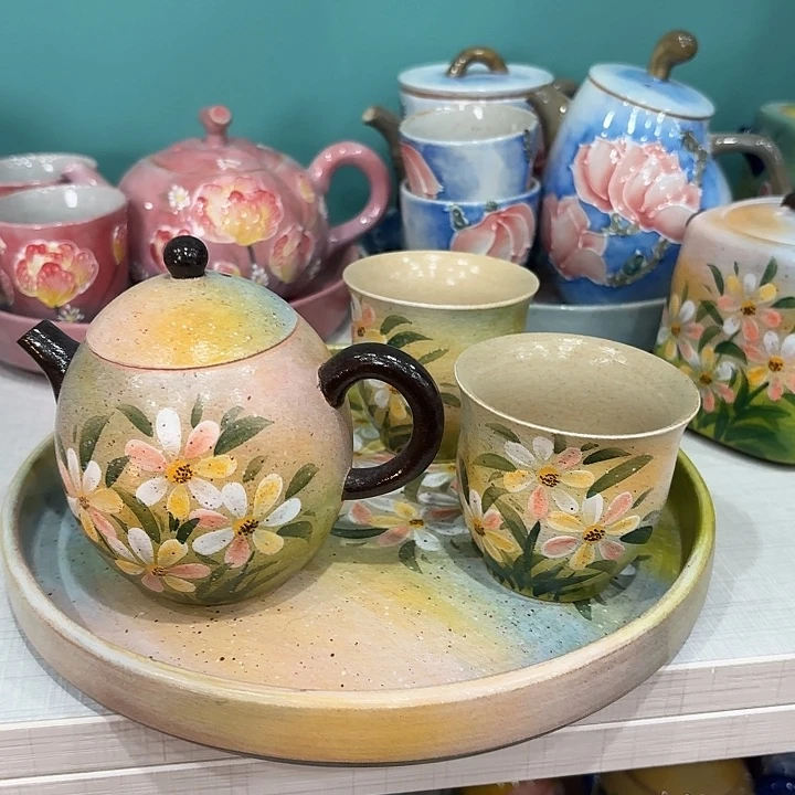 杯景德镇釉下五彩手绘陶瓷