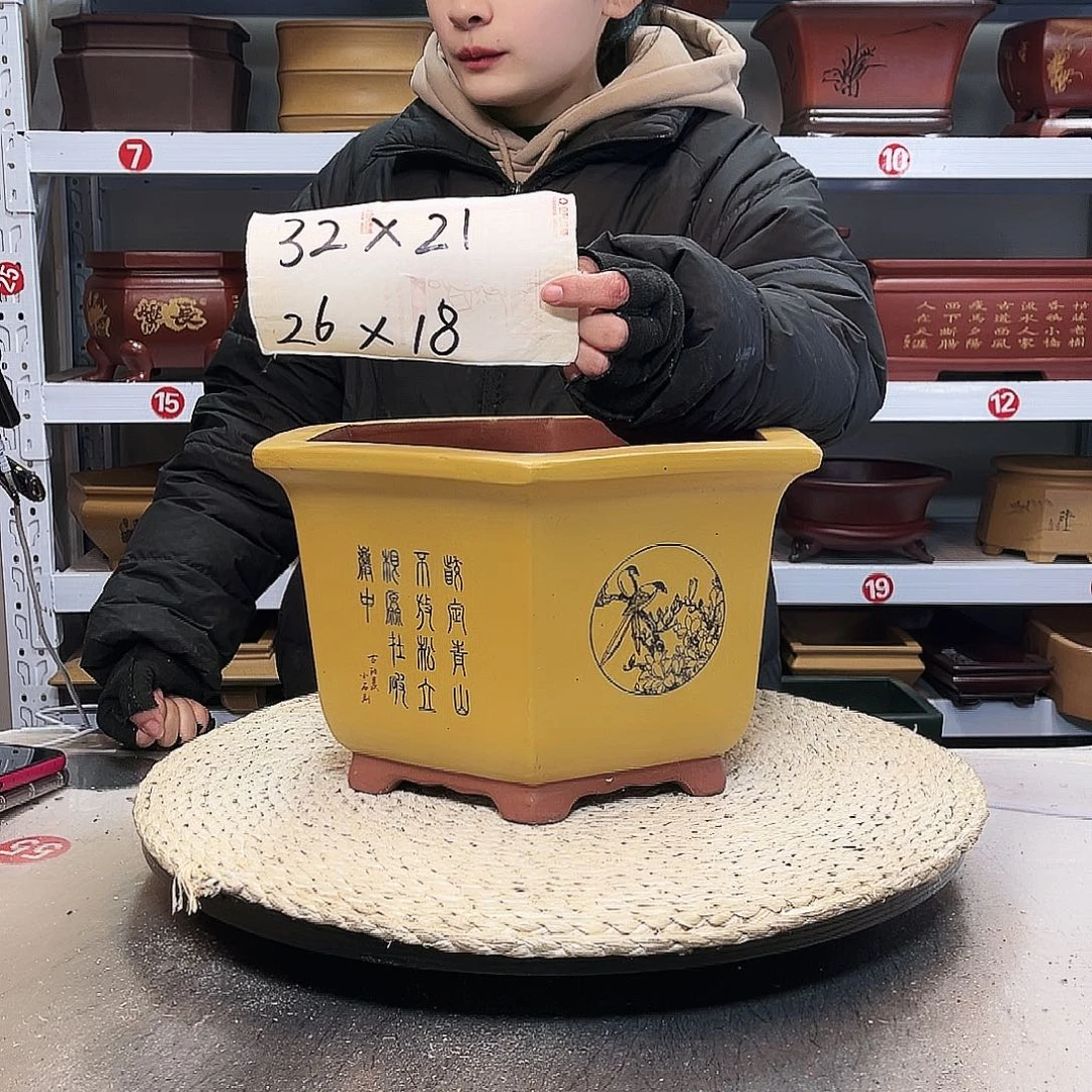 紫砂花盆紫砂花盆