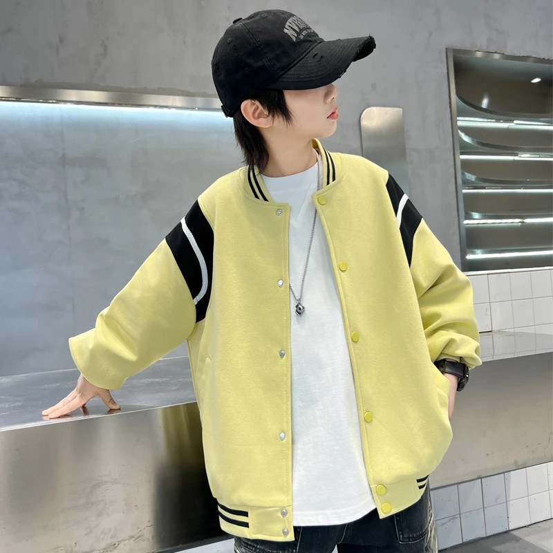 男童外套2025新款春装儿童棒球服春季夹克中大童上衣洋气春秋款潮