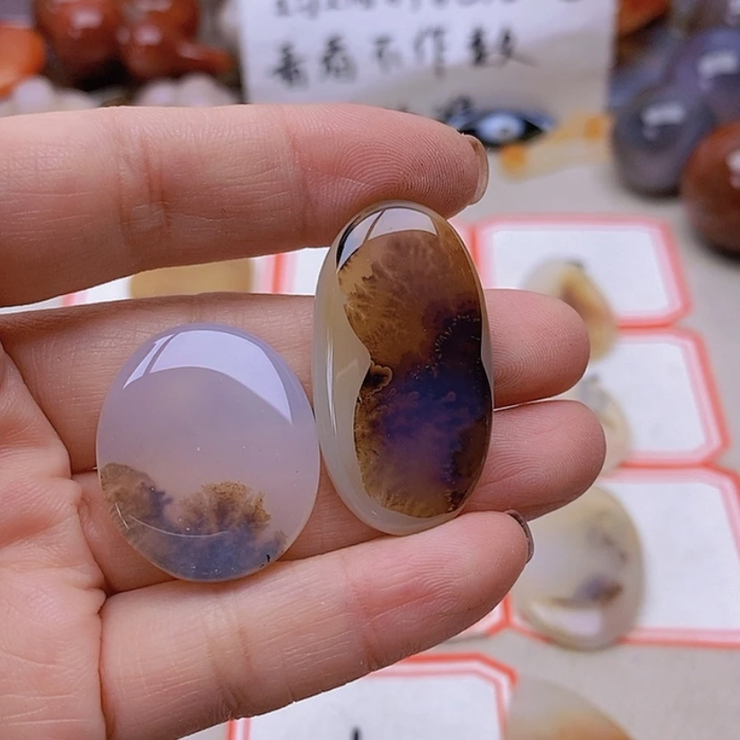 【闪购商品】未镶嵌玛瑙/玉髓珠宝半成品晴****)