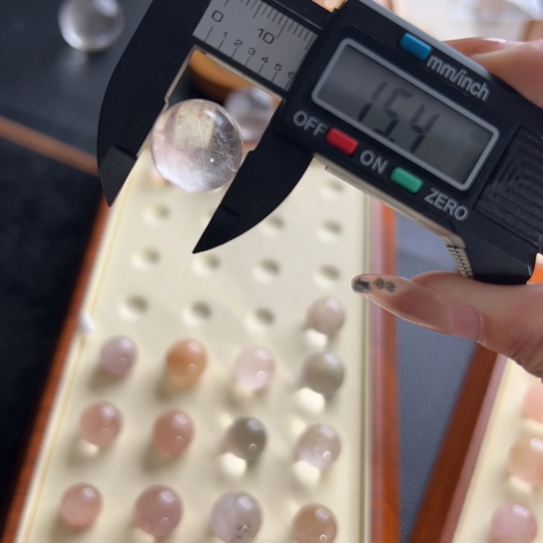 *****水晶手链未镶嵌15.4m定制通孔不退不换