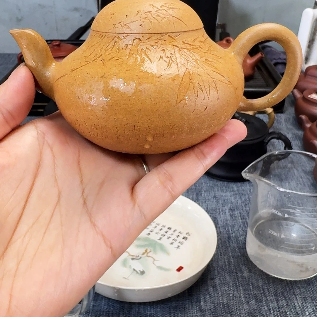 茶壶紫砂全手工紫砂壶梨形