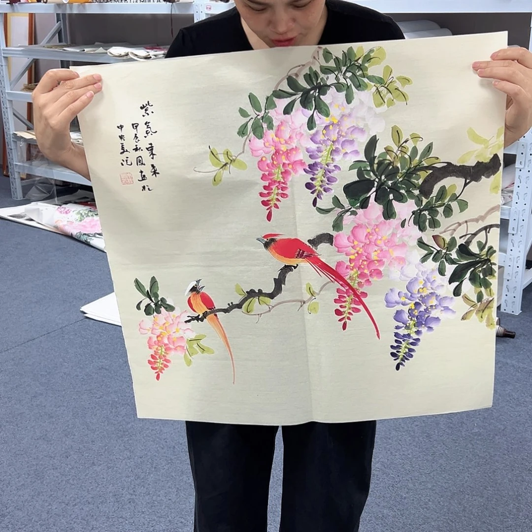 国画宣纸国画纯手绘作品