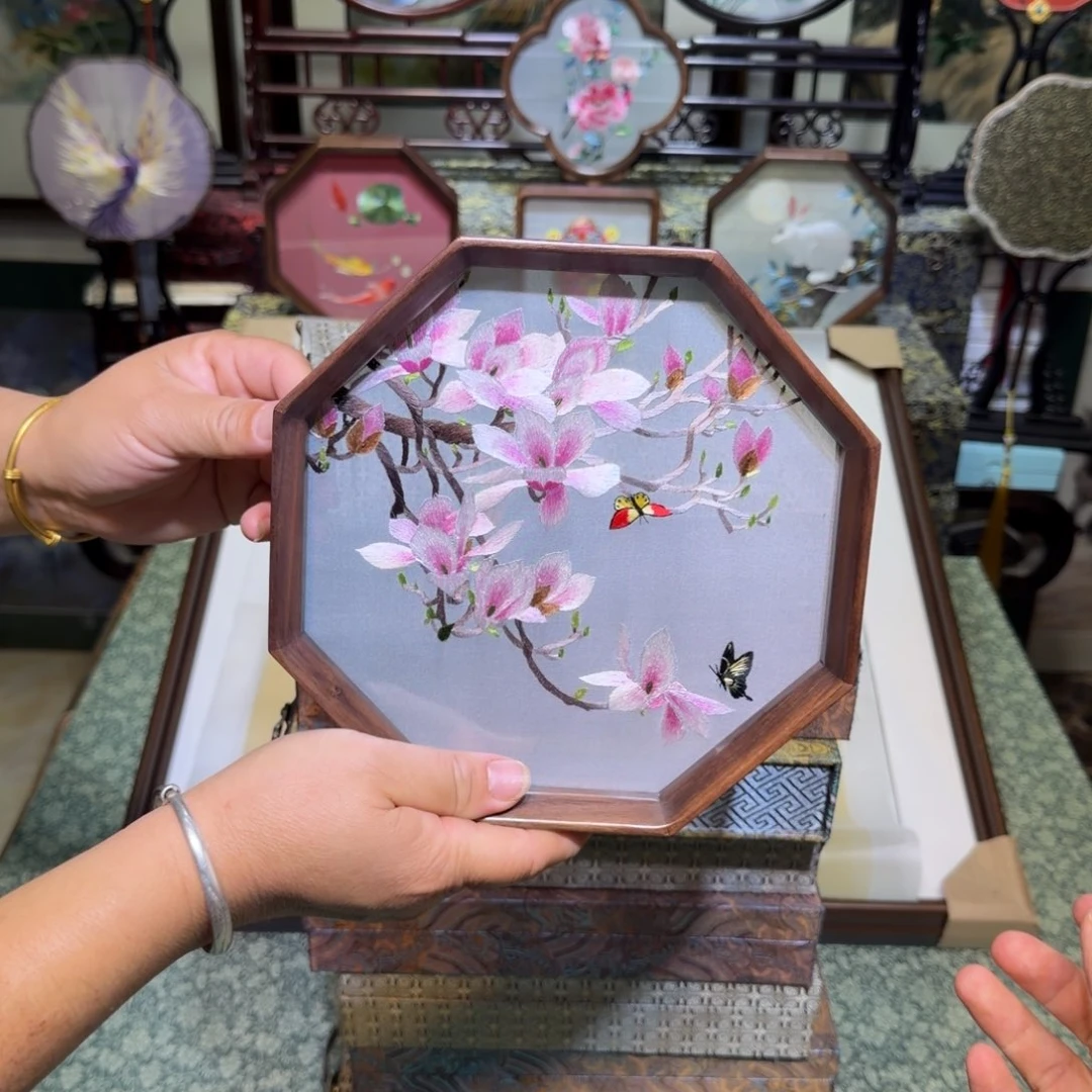 刺绣手工苏绣工艺制作技艺精湛