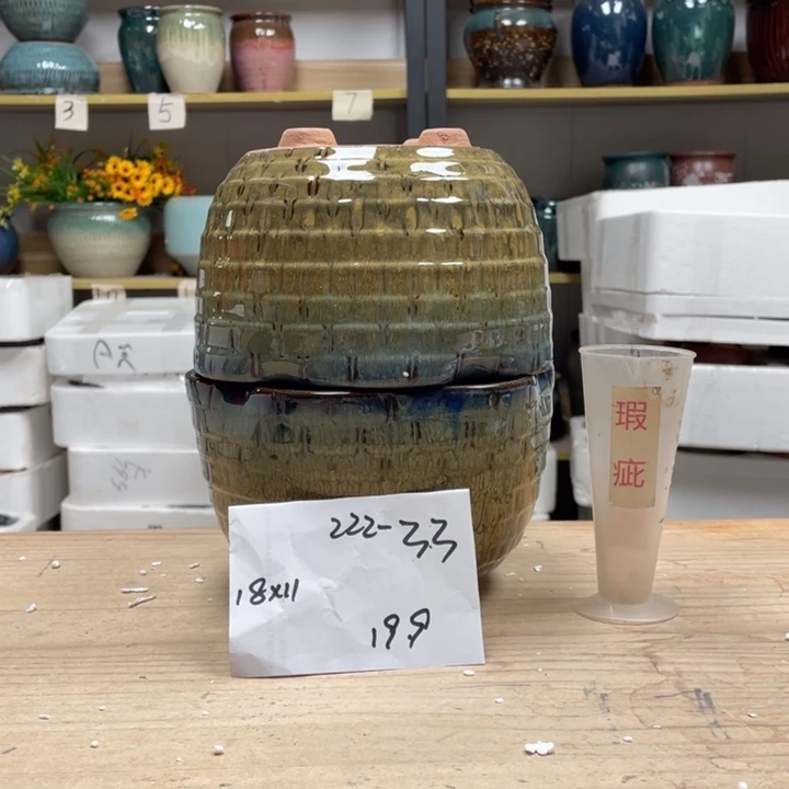 紫砂花盆多肉花盆微瑕33