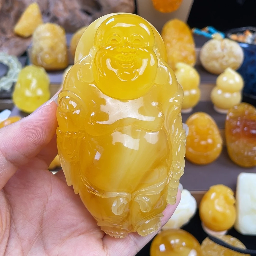 琥珀未镶嵌珠宝奇石