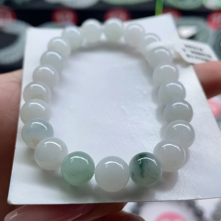 未镶嵌手链翡翠卡8.9