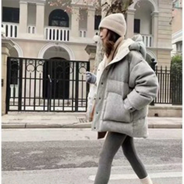 AIMURSE 小众设计师 加绒保暖百搭简约休闲外套 ASW0002