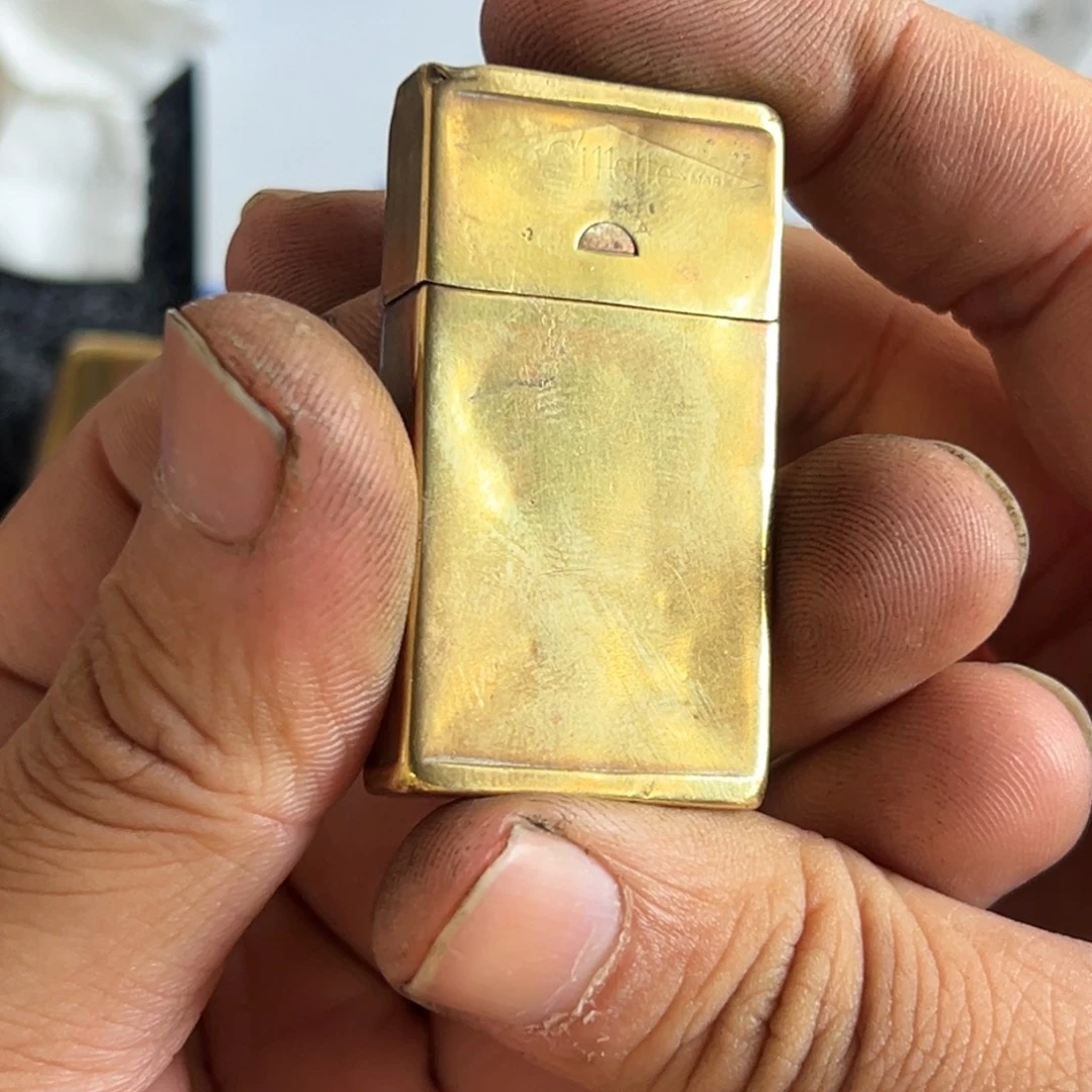 捞***尉古董煤油打火机-战壕