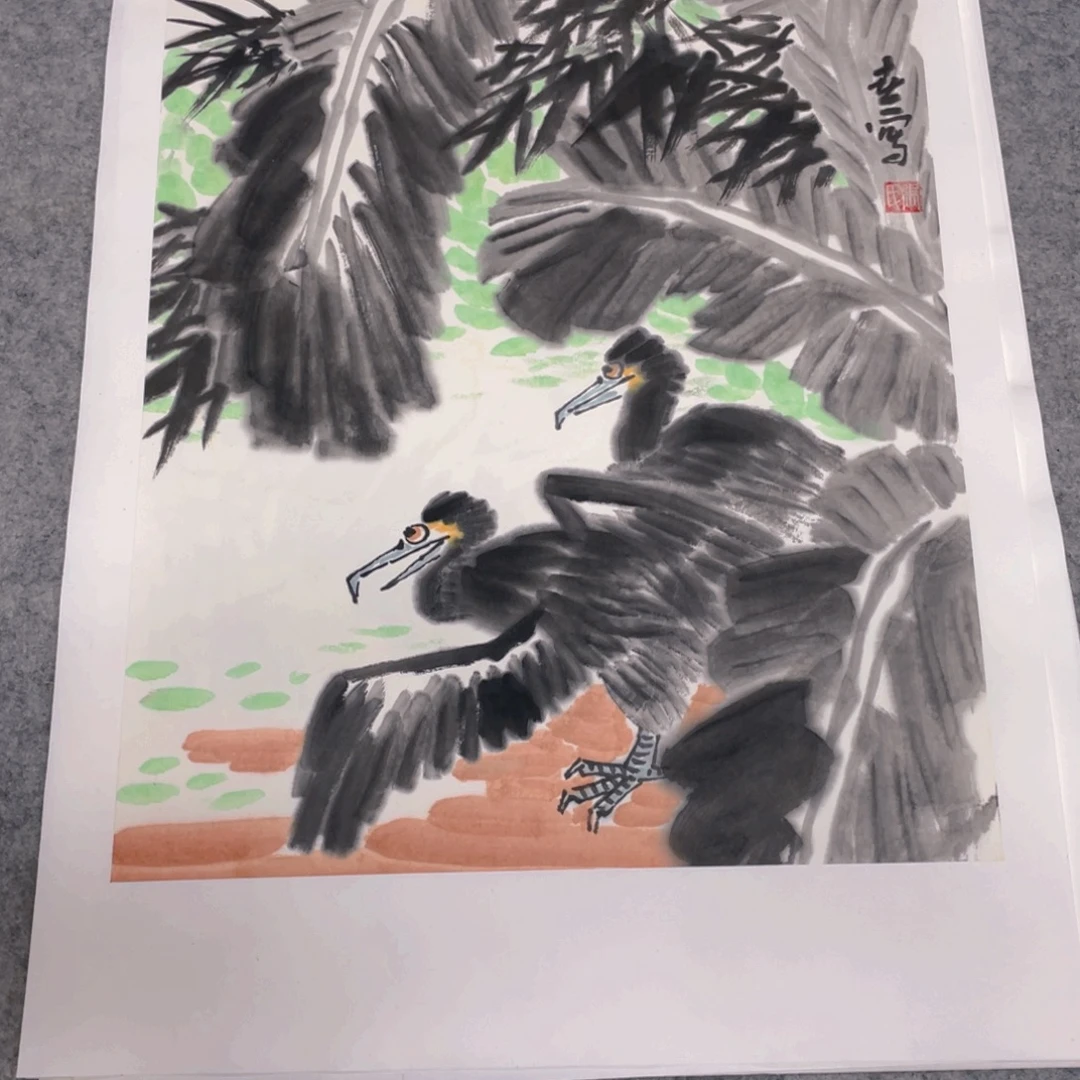 国画1.4平尺国画作品