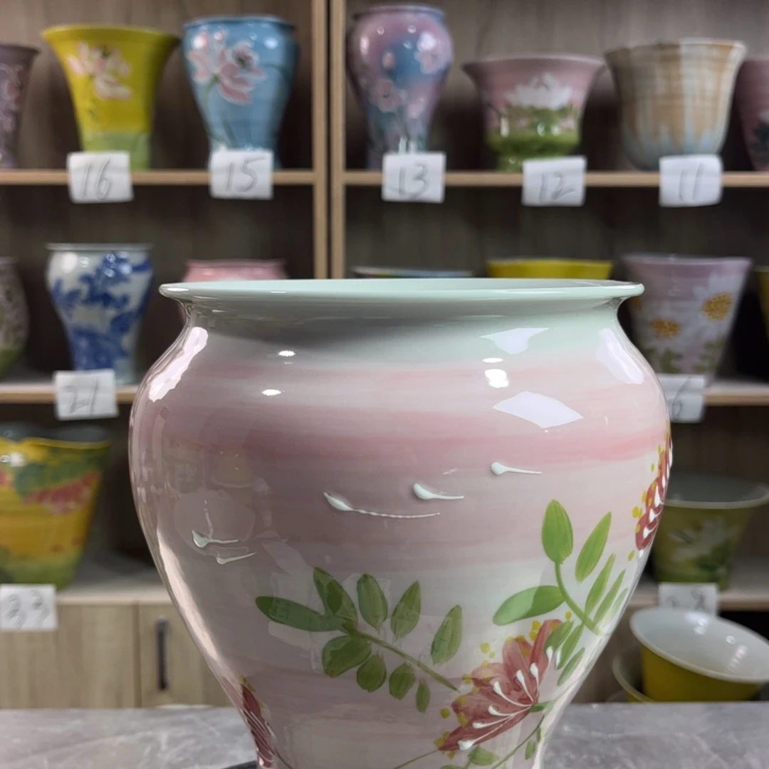 景德镇陶瓷花盆花盆