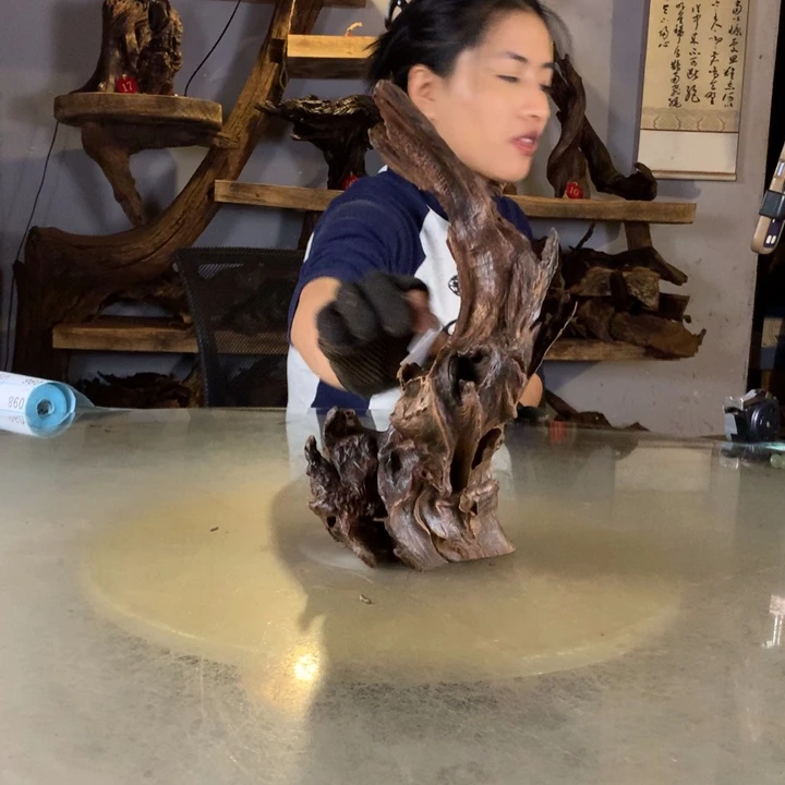 奔***灞天然云南紫柚木会黄水