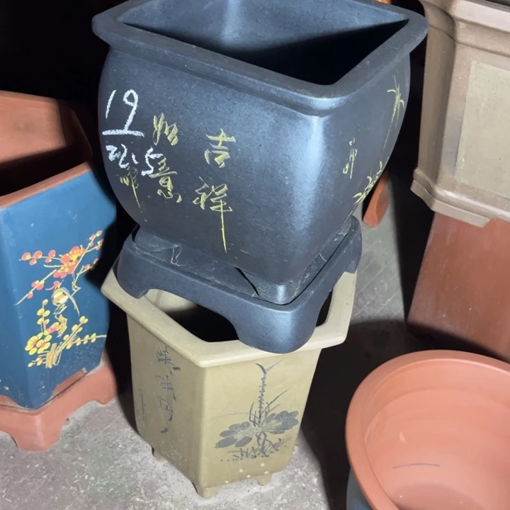 紫砂花盆紫砂花盆