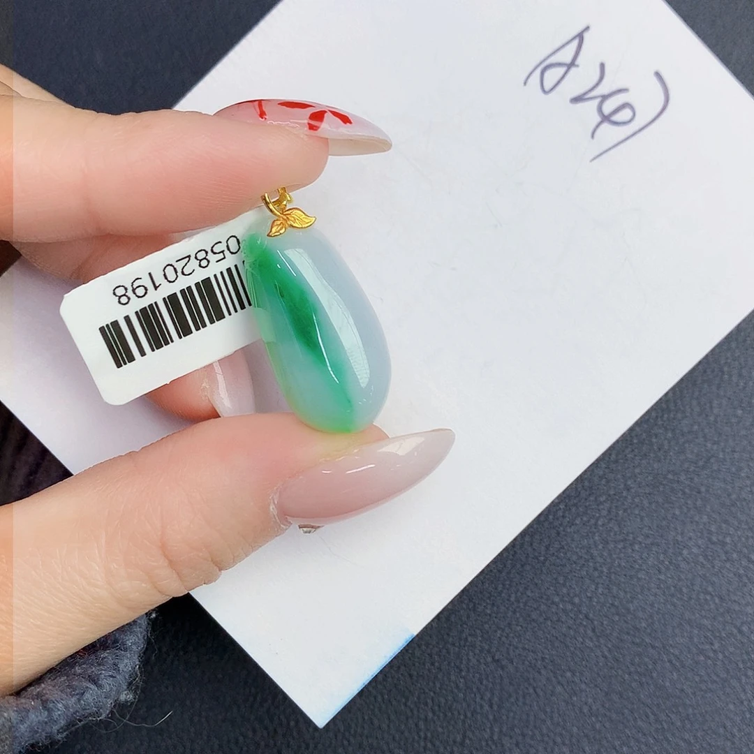 【闪购商品】翡翠颈饰18K金镶嵌00000000000