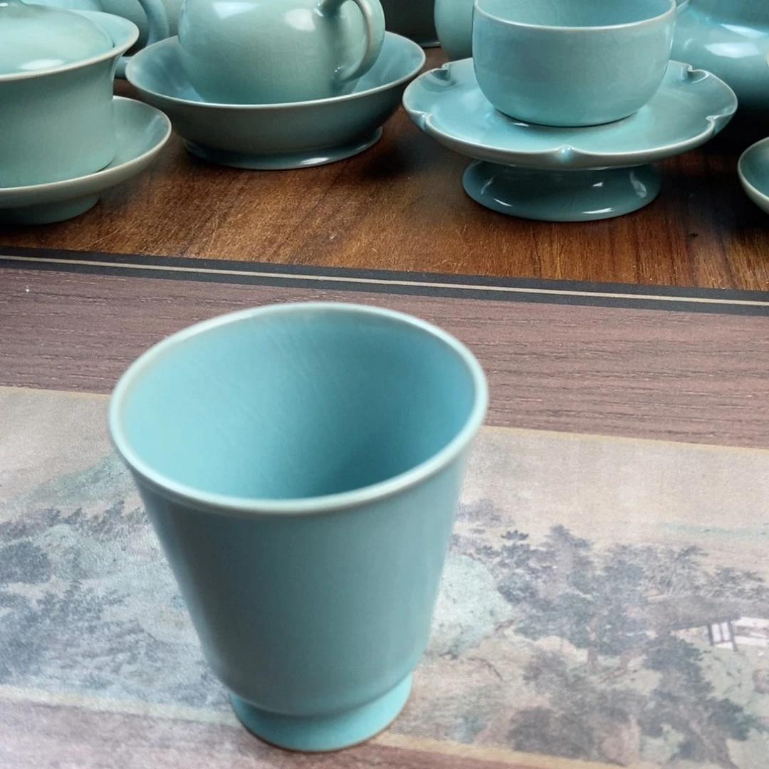摆件原产地原矿汝瓷～茶器