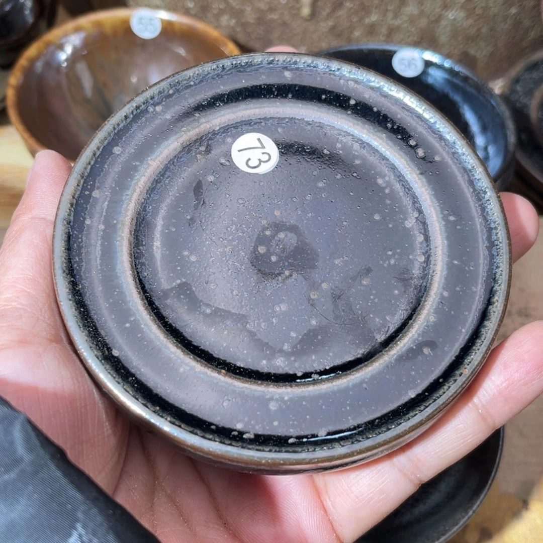 茶盏义兴龙窑坚持真柴烧