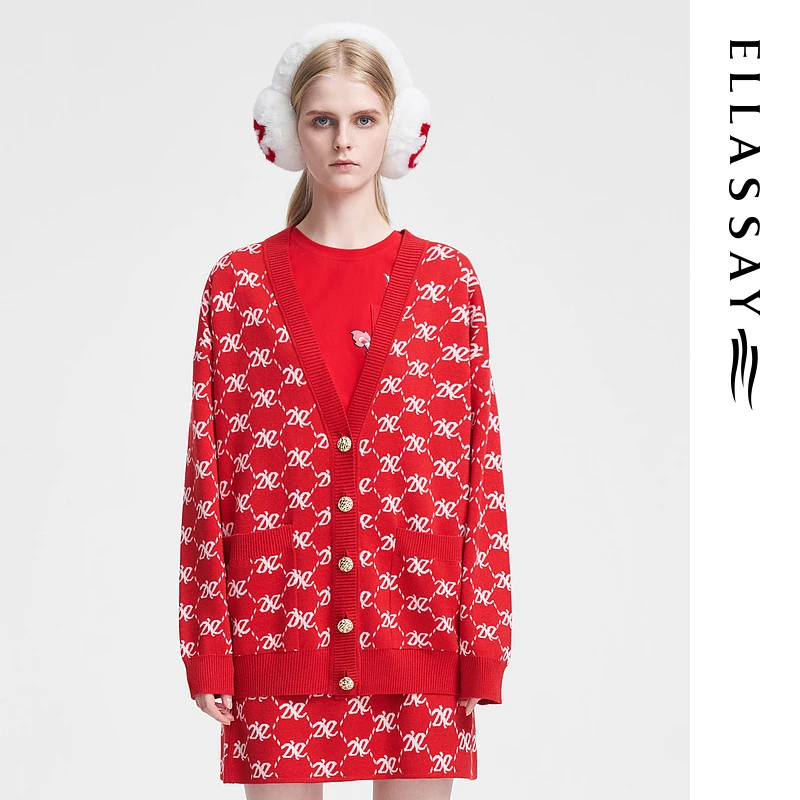 【星线好物】歌力思2024春季新款针织开衫女EWV351M00400