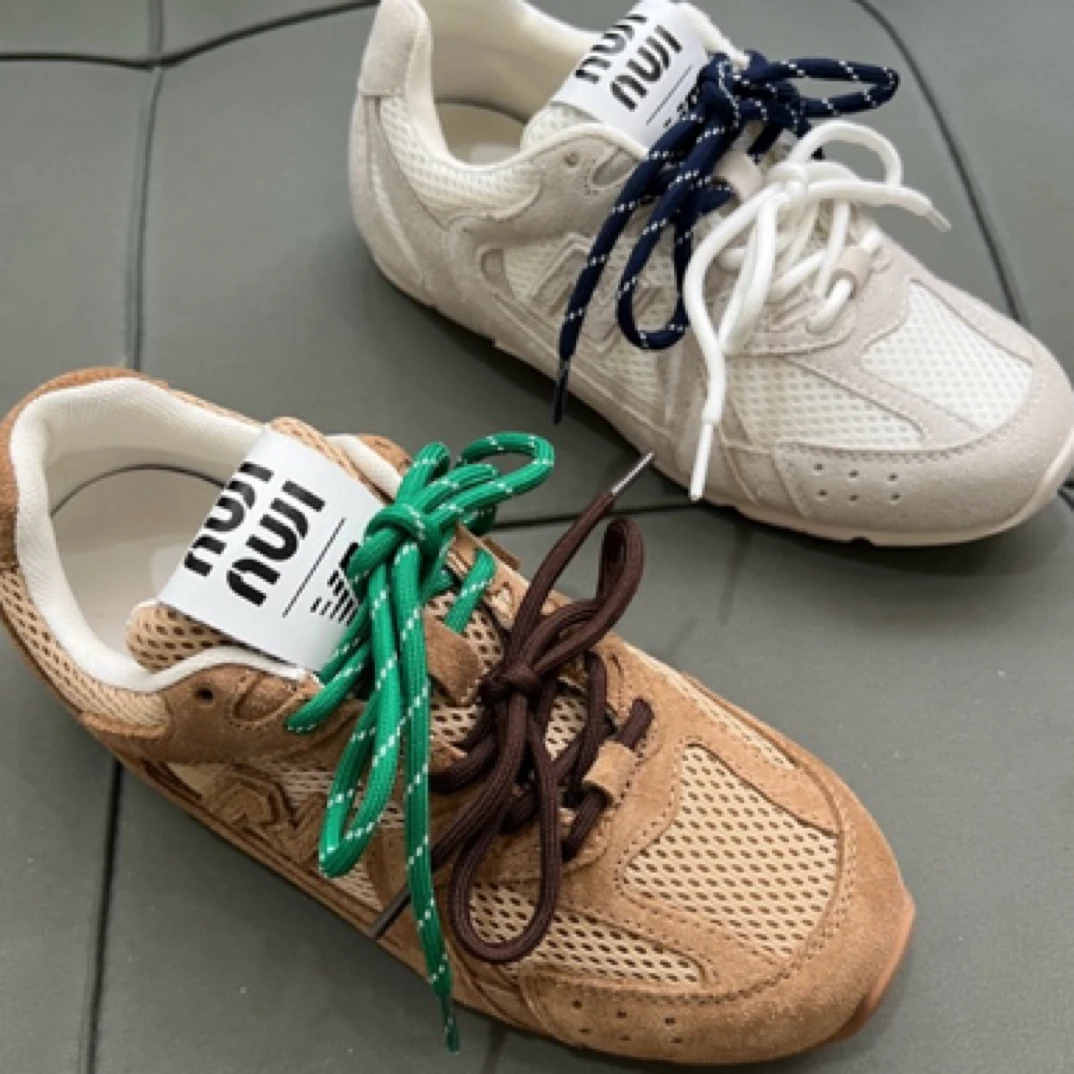 联名款阿甘鞋德训鞋女2025春新款真皮复古运动休闲鞋跑步鞋