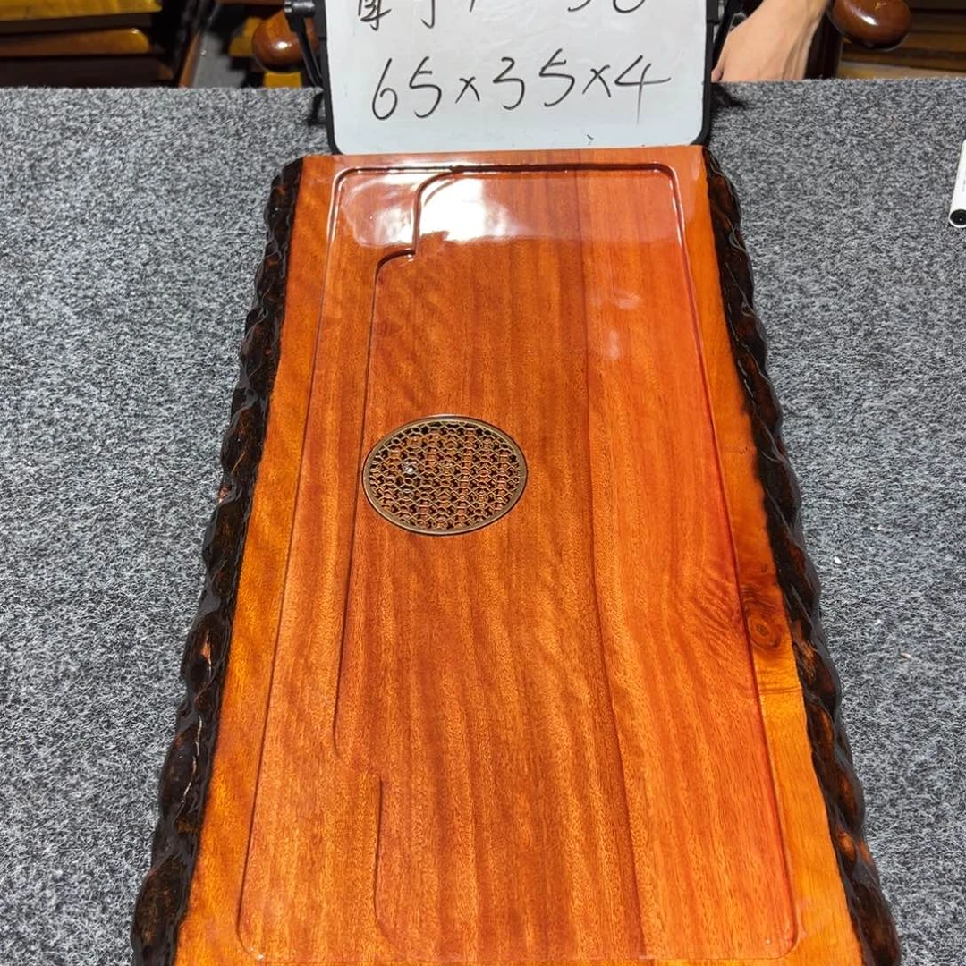 芋***圆楠木实木家具根雕茶盘
