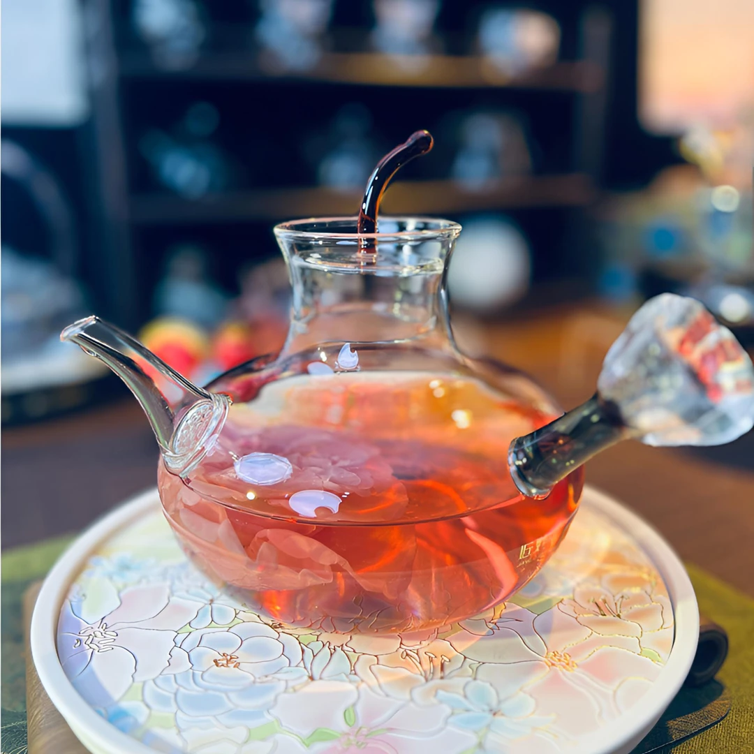 匠灶堂正品莲蓬壶大师纯手作高硼硅A级原料高档耐热烧水壶煮茶壶