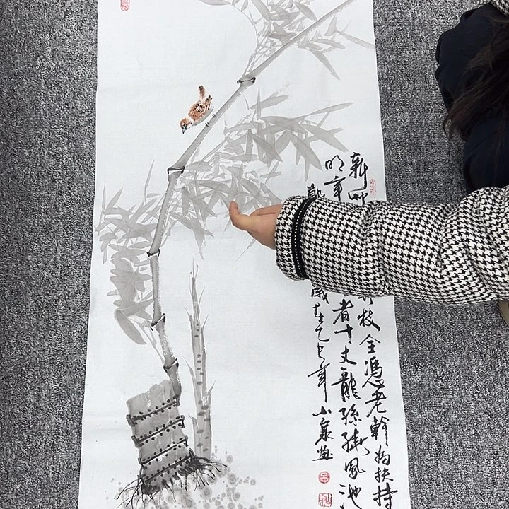 国画纯手绘字画教程分享