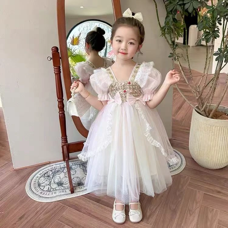 【Dannirabbit】*华美高定+气质好穿*女童连衣裙 X-7212