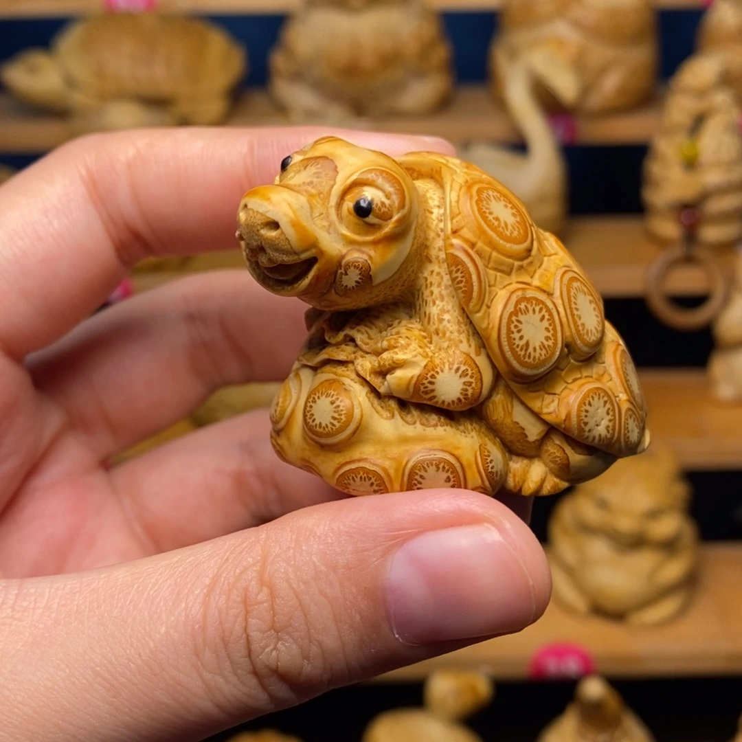 竹乌龟竹雕精工制作