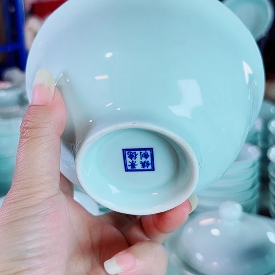 青瓷青釉五英寸碗十个