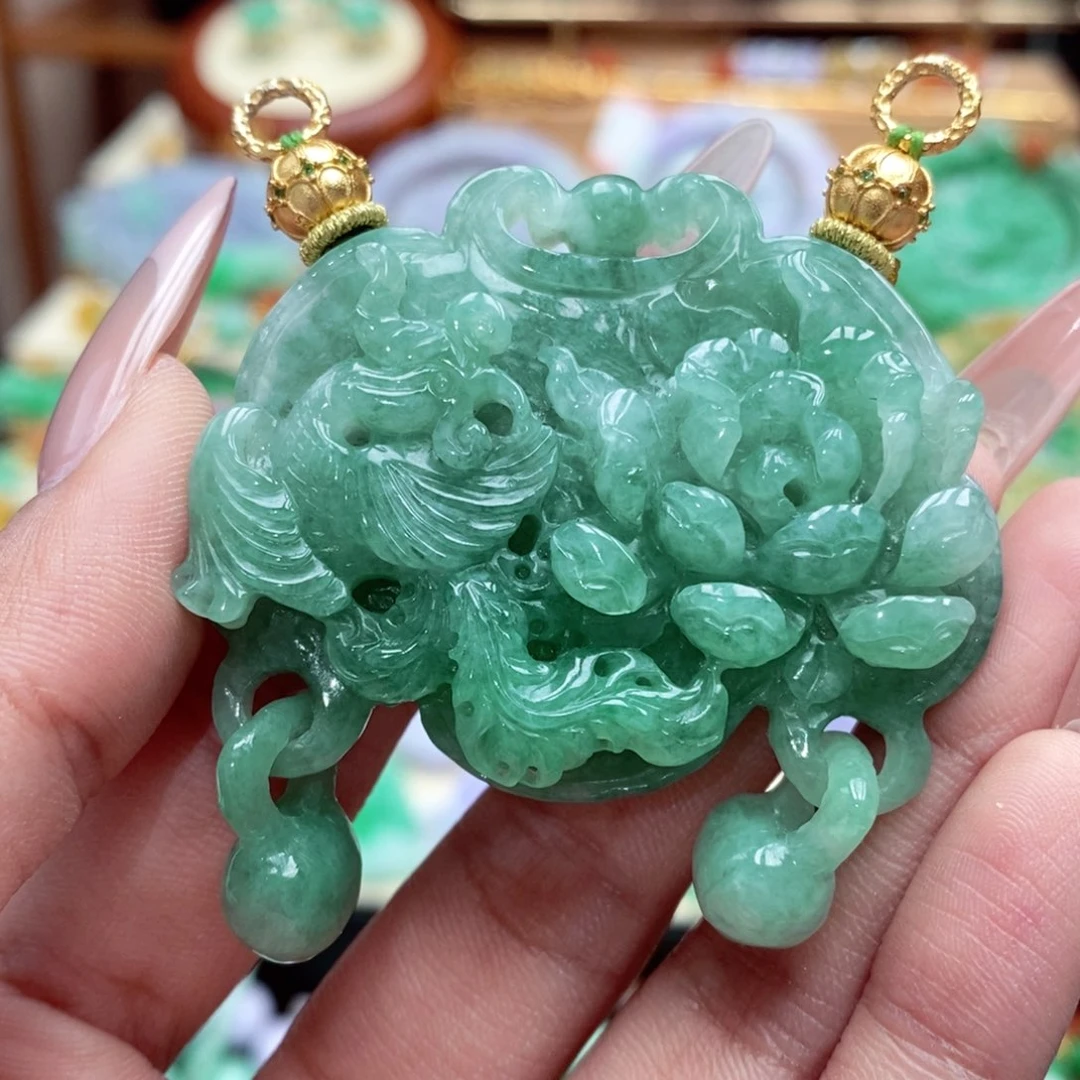 颈饰未镶嵌翡翠翡翠吊坠