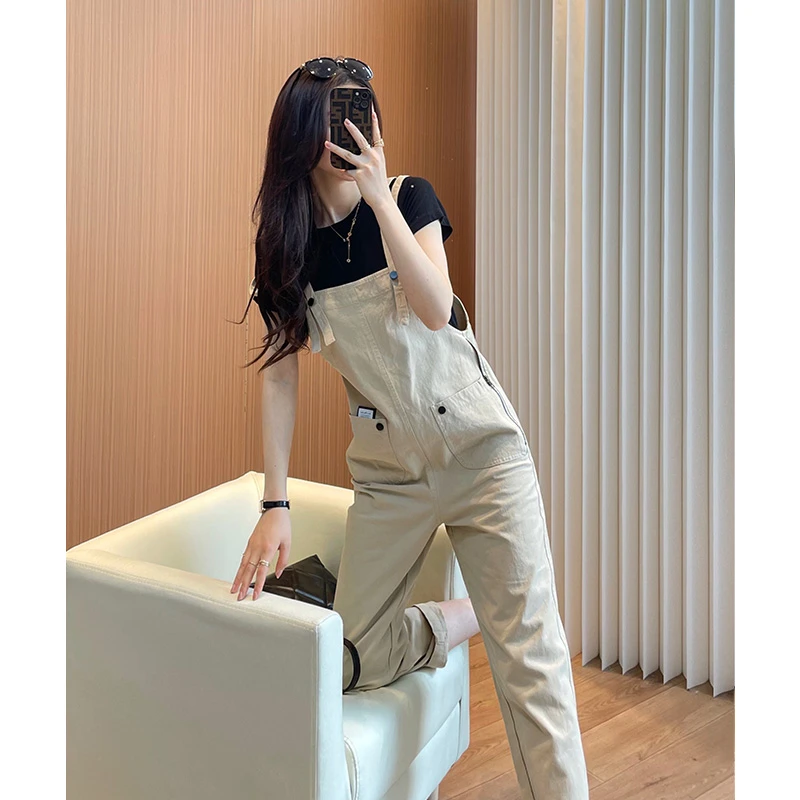 背带裤套装女春秋显瘦两件套时尚洋气减龄休闲2025新款夏季连体裤