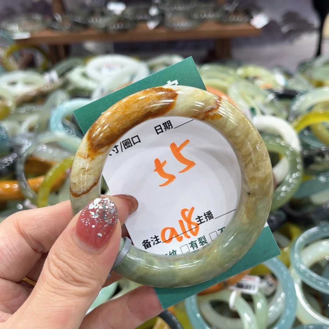 未镶嵌蛇纹石玉手镯手镯