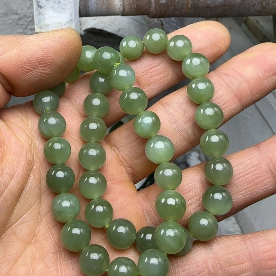 和田玉未镶嵌颈饰多样性拍一发一8碧玉