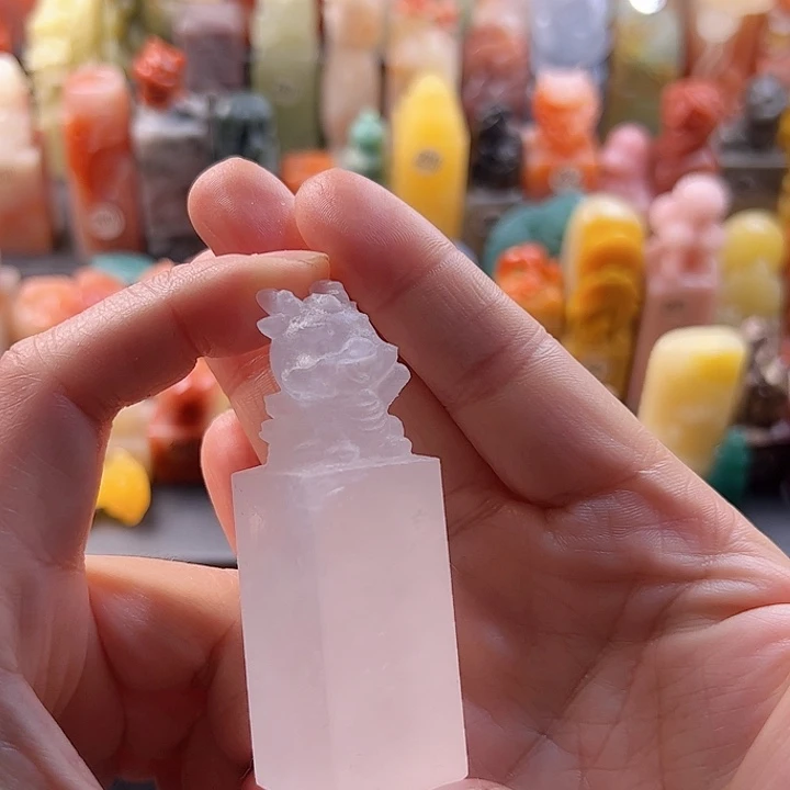 昌化石印石手工定制，龙宝宝，包刻字