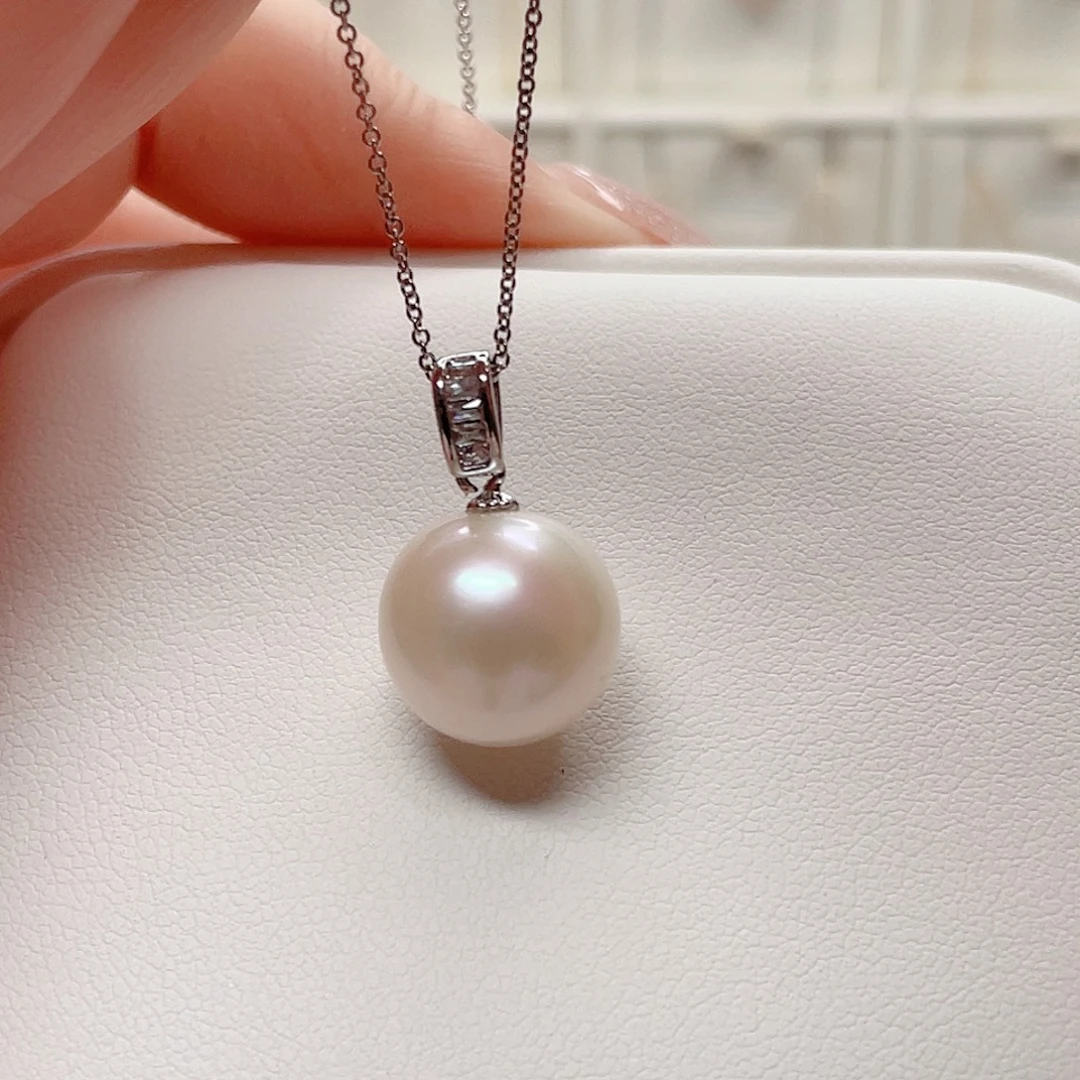 合金淡水珍珠吊坠(赠链)