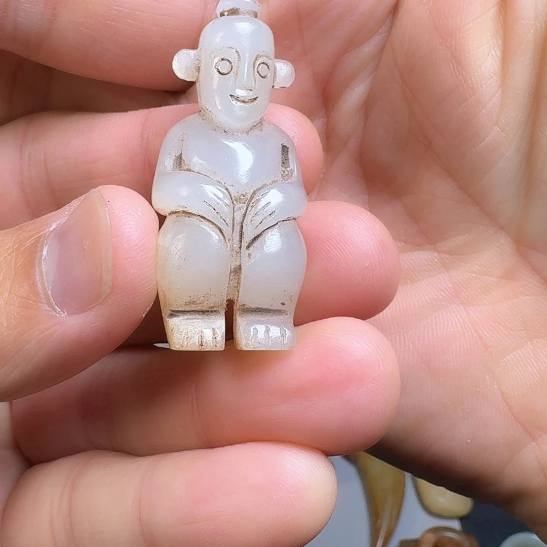 和田玉车挂未镶嵌