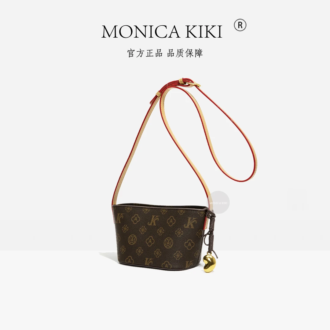 【MONICA KIKI/莫妮卡奇奇】经典复古百搭单肩斜跨包-7680