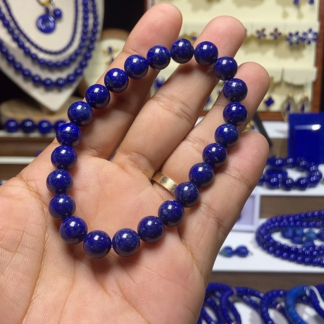 青金石未镶嵌精品 放漏 手串9.1+