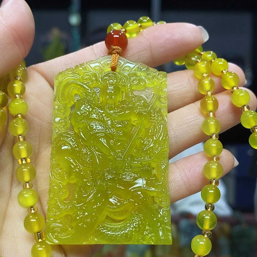 未镶嵌岫玉挂件吊坠