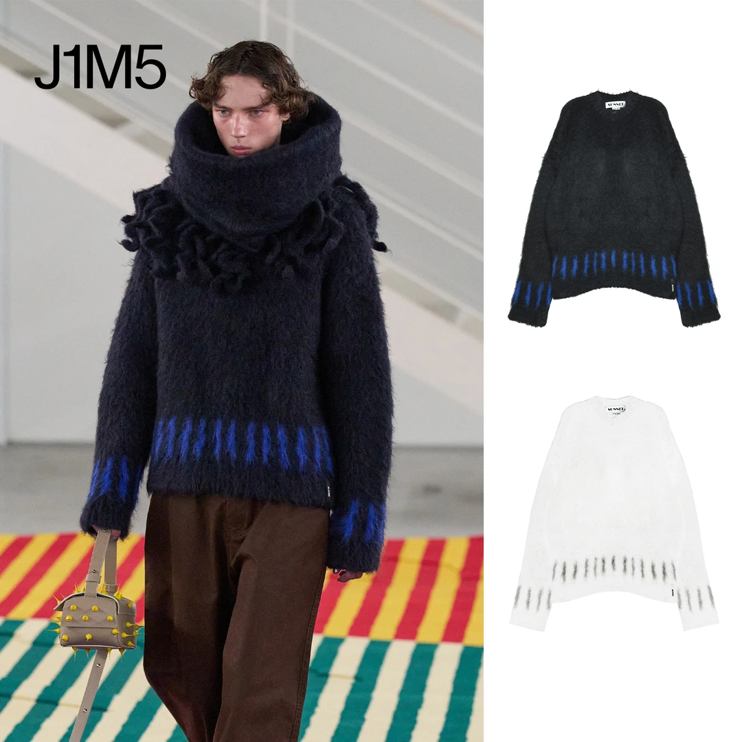J1M5买手店 SUNNEI 毛针织圆领毛衣 设计师品牌