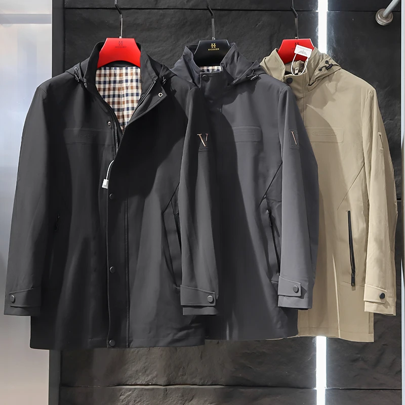 阿家的 秋冬男风衣外套2033