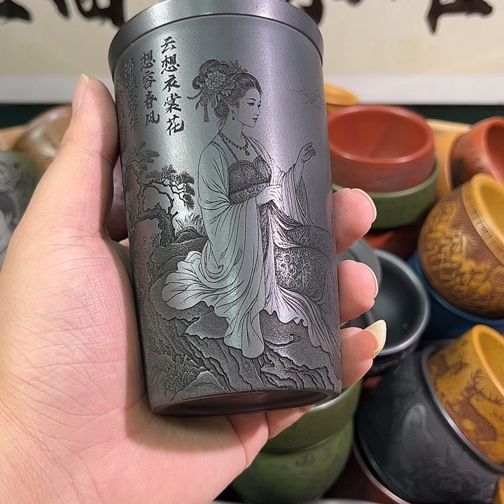 茶杯紫砂全手工紫砂主人杯