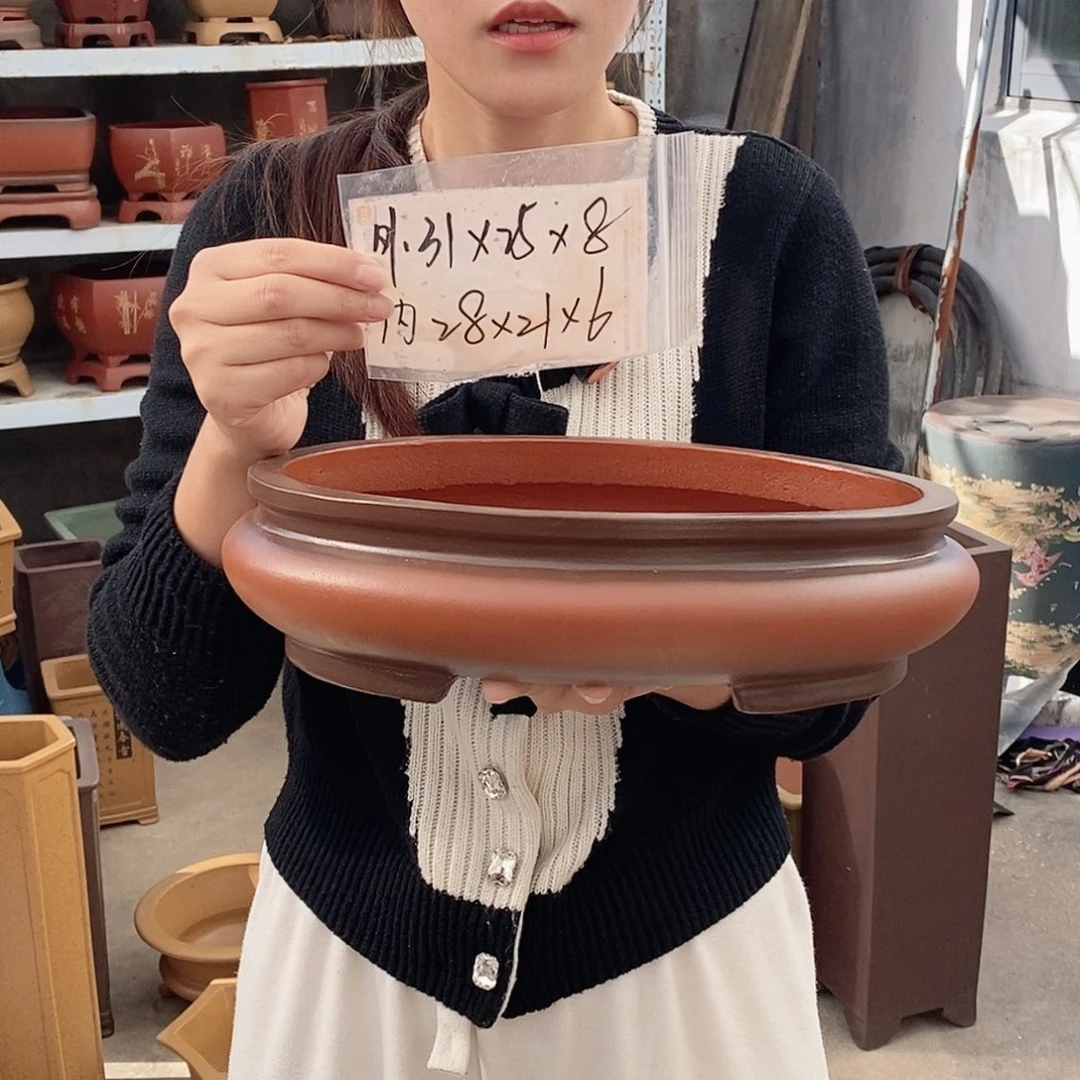 紫砂花盆紫砂花盆