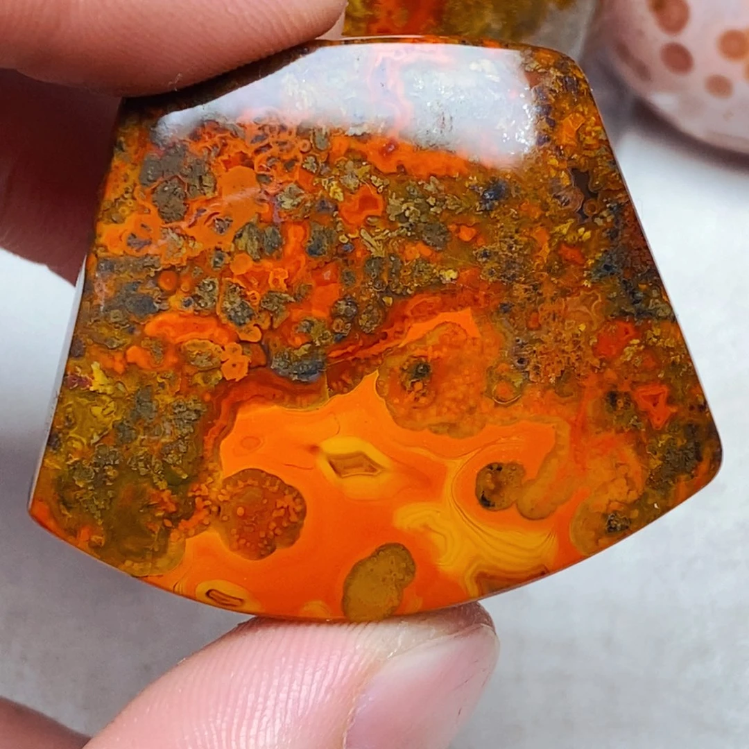 挣***猬玛瑙/玉髓未镶嵌颈饰