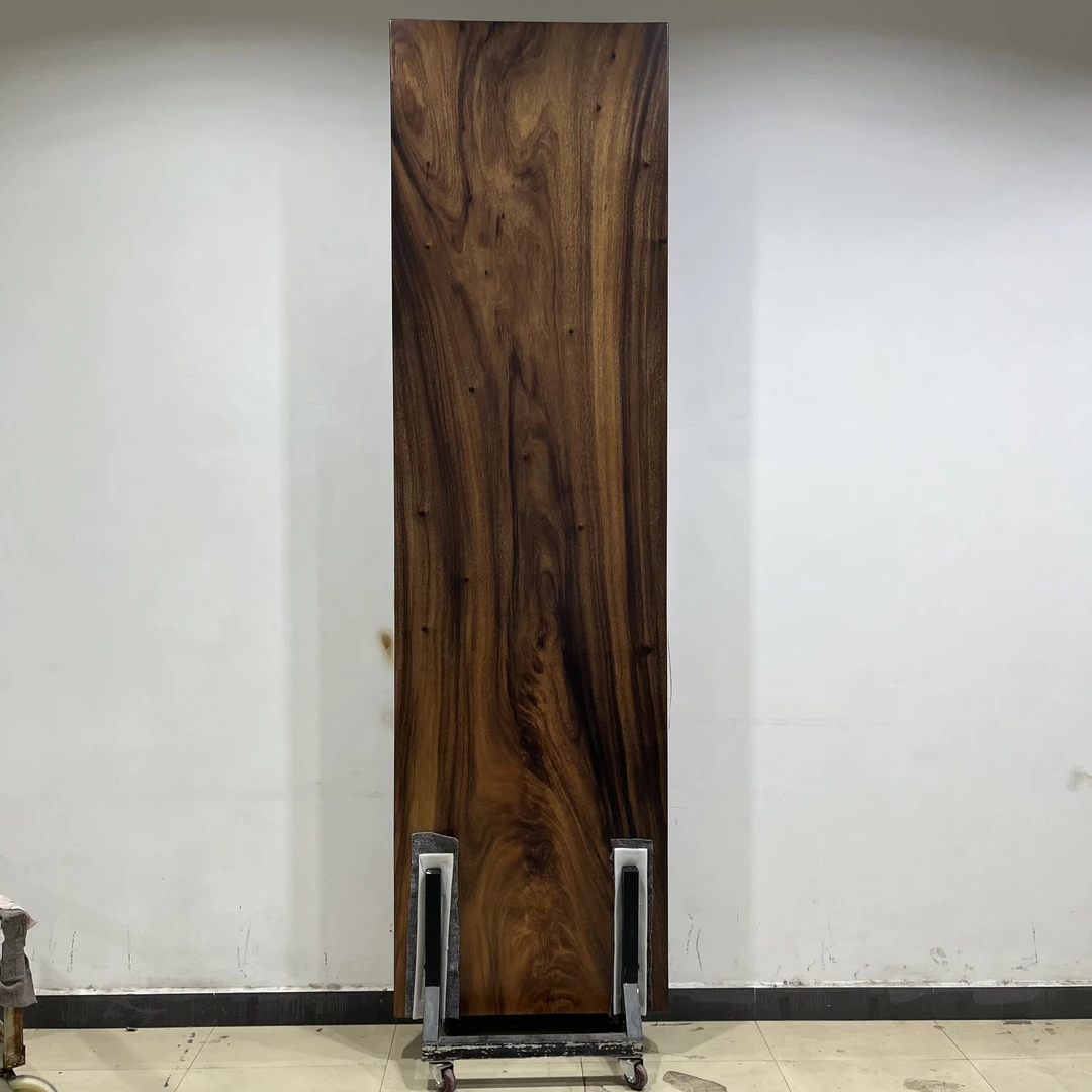 385-长305宽85厚6公分直边胡桃木大板桌实木整板原木茶几