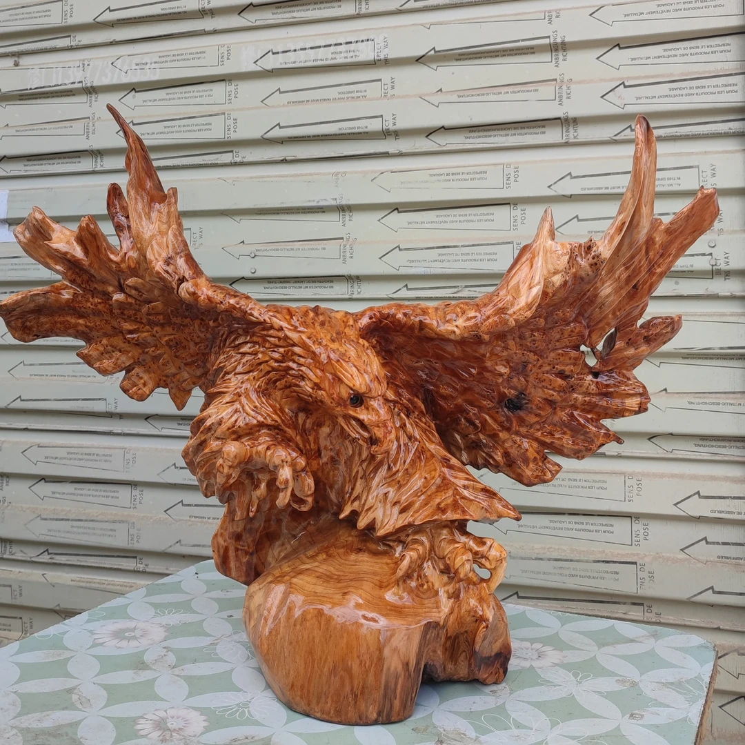 高油料大展宏图主题雕刻摆件