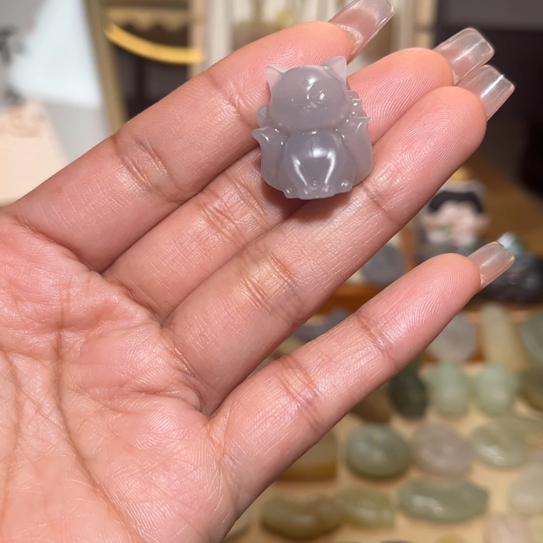 和田玉颈饰未镶嵌草*