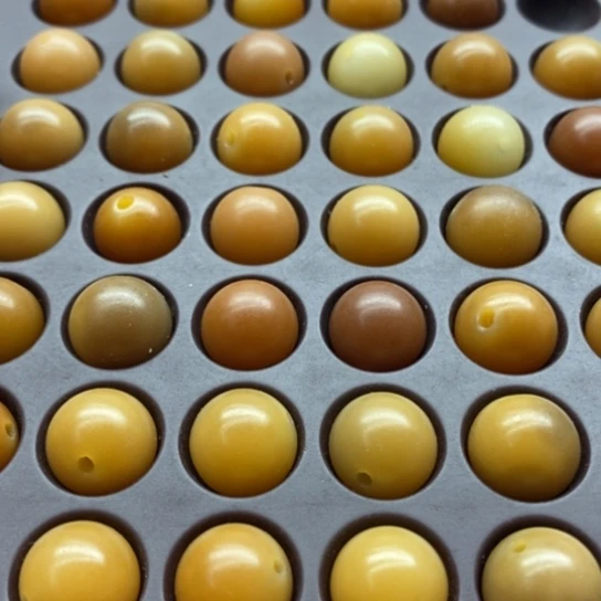 吊坠白玉菩提11风化圆128颗