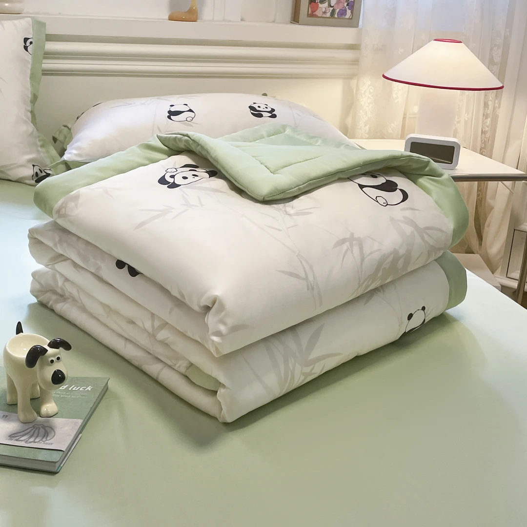 夏凉被凉感冰丝被子宿舍单人学生夏被空调被儿童可机洗被子被芯