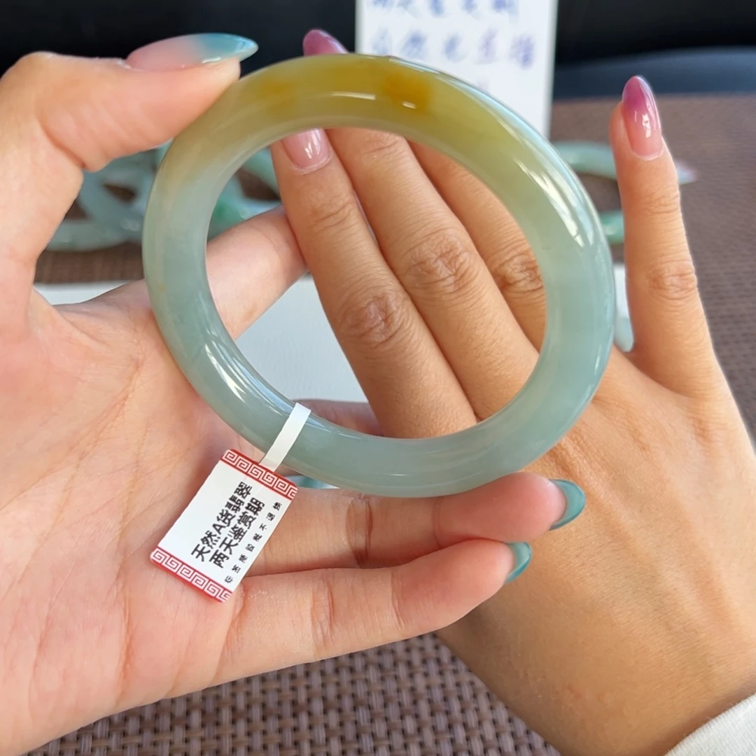 翡翠未镶嵌手镯9号 58.2